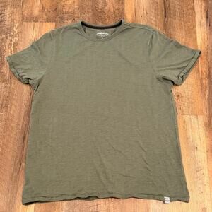 Flag & Anthem Men’s Olive Green Crewneck T-Shirt 100% Cotton Size L